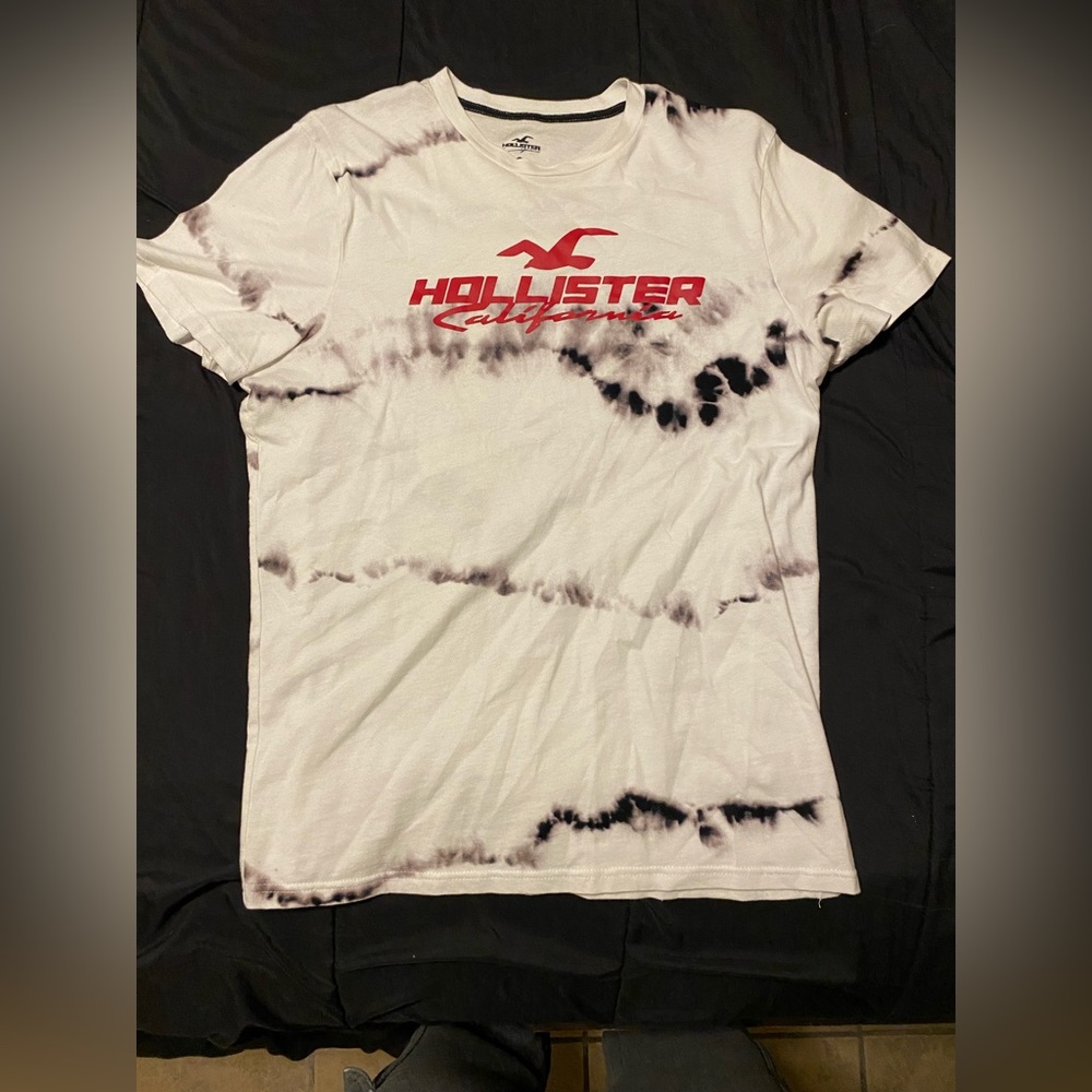 White Tye Dye Hollister Shirt